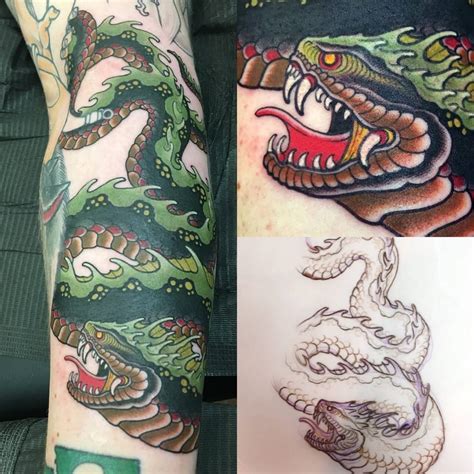 Midgard Serpent. Curt Baer - Iron Mountain Tattoo. Redding, CA : tattoos