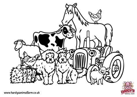 Coloring Pages Printable Farm Animals