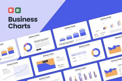 Business Charts – PowerPoint Template – International Trade Council