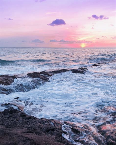 Oahu Sunsets | View aesthetic wallpaper, Ocean view wallpaper ...