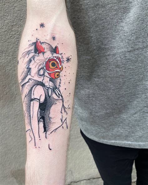 My Princess Mononoke tattoo : ghibli