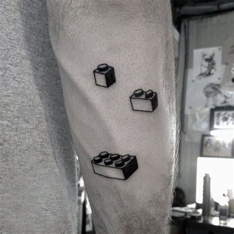 60 Lego Tattoo Designs For Men - Toy Building Block Ink Ideas