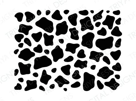 Digital Cow Print svg Cow Print Clipart Cow Pattern Clipart Cow Pattern ...