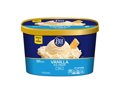 Natural Vanilla Ice Cream - Best Yet Brand