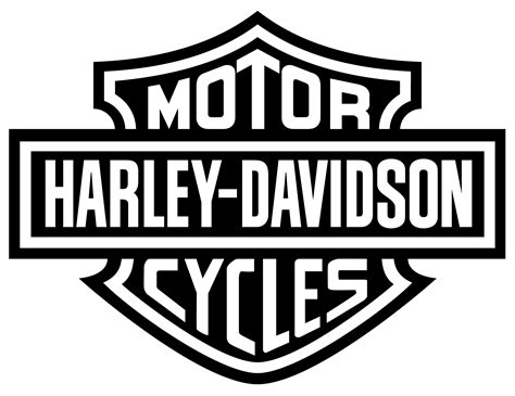 Harley Davidson Logo Black And White - IMAGESEE