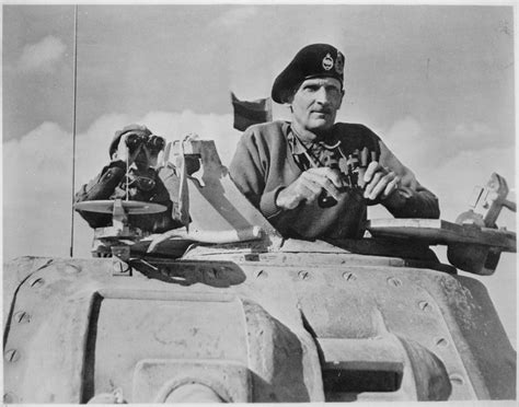 Legendary British WW2 Field Marshal Montgomery - "Indomitable in ...