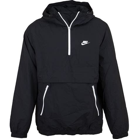 Nike Windbreaker Woven Half Zip schwarz/weiß - hier bestellen!