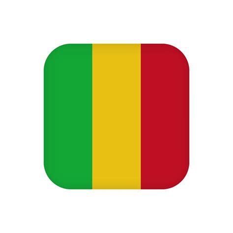 Mali flag, official colors. Vector illustration. 10426882 Vector Art at ...