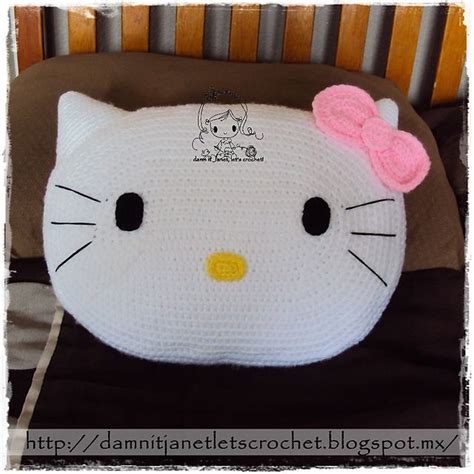 Ravelry: Hello Kitty Pillow pattern by Janet Carrillo Crochet Pillow ...