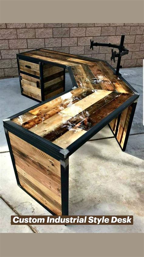 Custom Industrial Style Desk