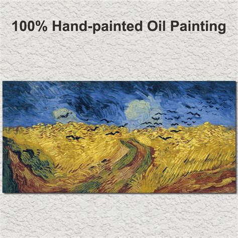 Handmade-Canvas-Art-Wheat-Field-with-Crows-Van-Gogh-Painting ...