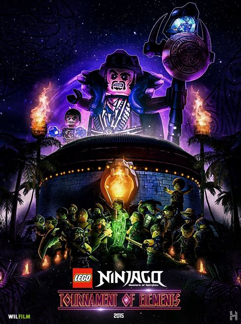 NINJAGO TOURNAMENT OF ELEMENTS POSTER in 2023 | Lego ninjago, Ninjago ...