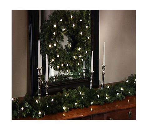 Bethlehem Lights Battery Operated Prelit 22" WREATH with Timer CLEAR