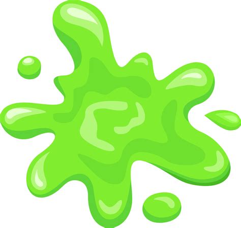 Cartoon slime dripping. Mucus green goo drip sticky slimy mucus, liquid ...