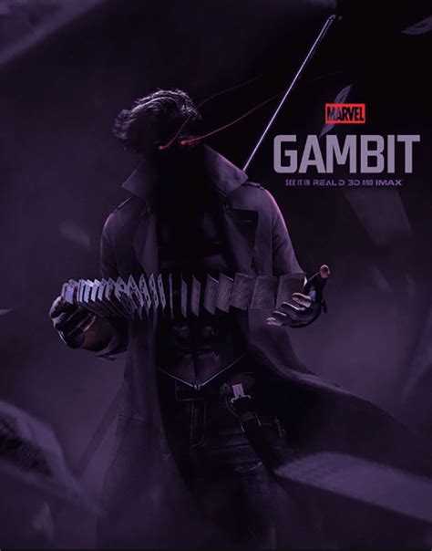 Gambit movie fan poster Gambit Marvel, Gambit X Men, Rogue Gambit ...