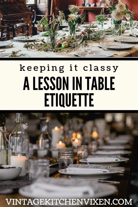 Table Etiquette Rules for Dinner Party Gatherings- How well do you know ...