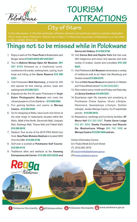 Tourism in Polokwane - Polokwane Municipality