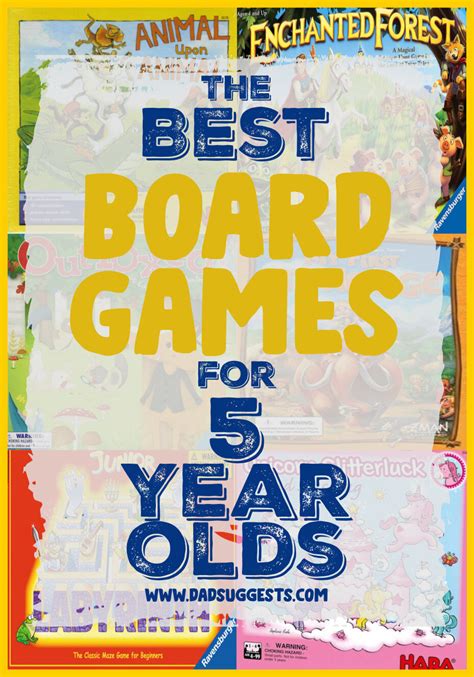 The Best Board Games for 5-Year-Olds | Dad Suggests