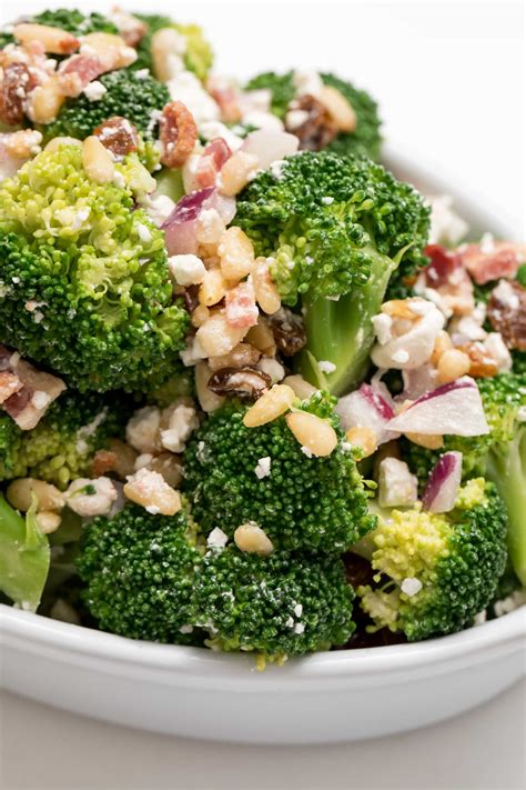 This broccoli salad looks fancy, but it's an easy and delicious side dish