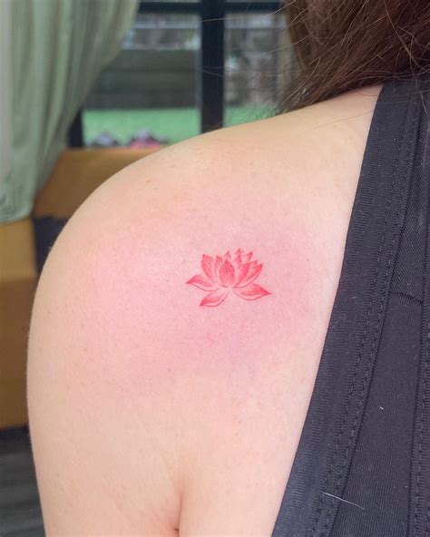 Small Pink Lotus Flower Tattoo | Best Flower Site