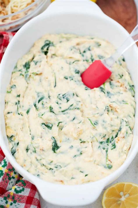 Cheesy Spinach Casserole - with Crispy Topping - Sweet and Savory Meals