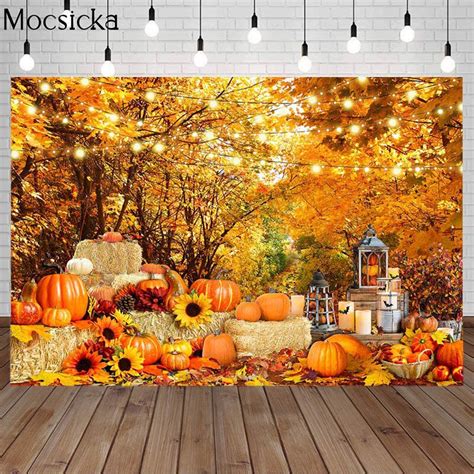 Fall Backdrop Photography | Thanksgiving Backdrop | Photo Background ...