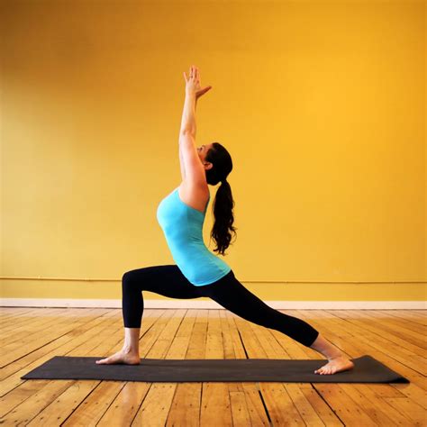 Warrior 1 | Yoga Sequence For Thighs | POPSUGAR Fitness Photo 4