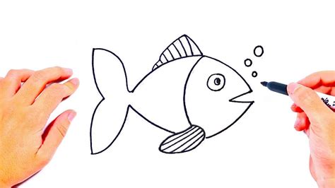 How to draw a Fish Step by Step | Drawings Tutorials for Kids ...