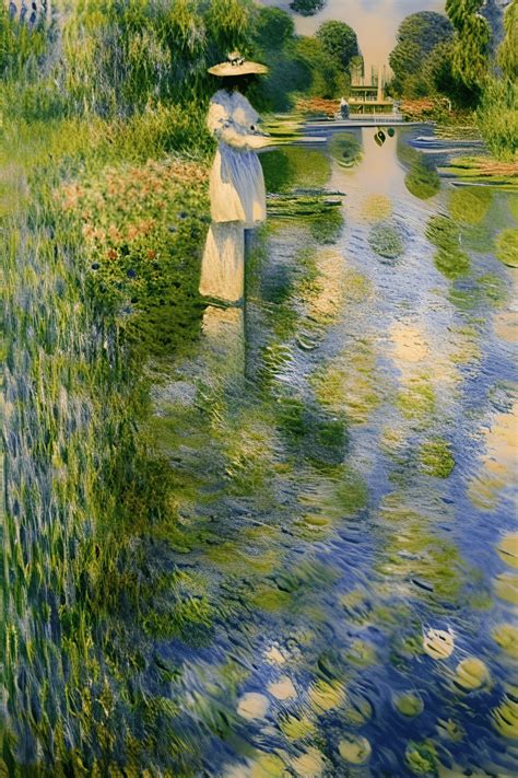 Monet Paintings Hyper Realistic and Intricate · Creative Fabrica