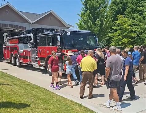 Push-In Ceremony welcomes Quint, the new Meridian Fire Truck