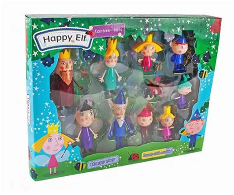 10pcs/set Ben Holly Little Kingdom Anime Figures toy Cartoon Characters ...