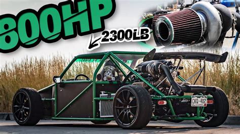 800HP Street-Legal Turbo Go-Kart?! 2300LB Weapon Hand Built From ...