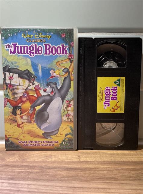 The Jungle Book VHS, 1993 Walt Disney Classics Video Tape Kids Retro ...