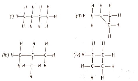 Which of the following are correct structural isomers of butane