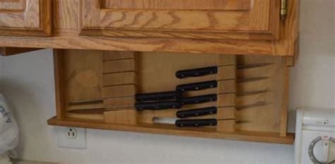 Buy a Custom Under Cabinet Knife Drawer, made to order from Furniture ...