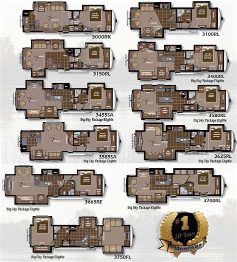 Keystone Fifth Wheel Floor Plans - floorplans.click