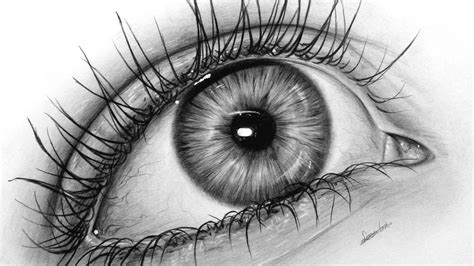 How to draw a realistic eye with graphite, drawing tutorial | Leontine ...