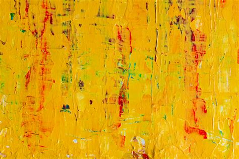 Photo of Yellow Abstract Painting · Free Stock Photo