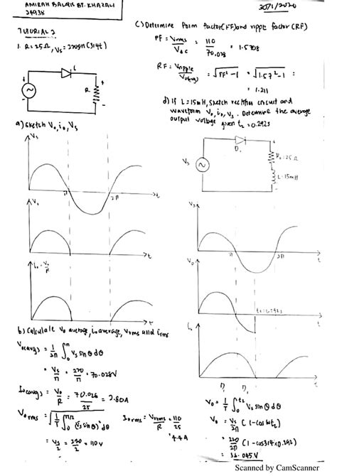 Tutorial 2 - Power Electronics - Studocu