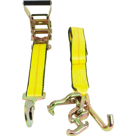 2" x 8' RTJ Cluster Ratchet Straps Car Hauler Tow Wrecker Straps ...