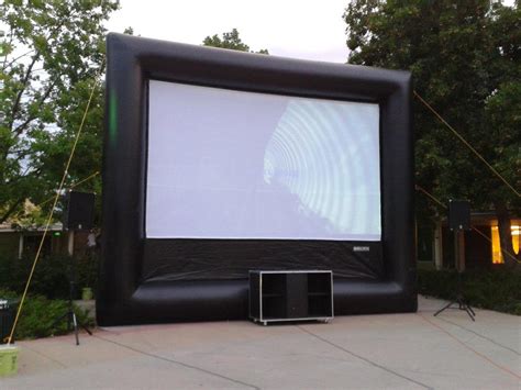 giant inflatable movie screen