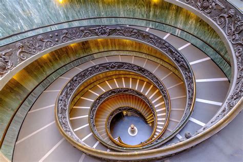 Vatican museum spiral staircase, Rome, Italy