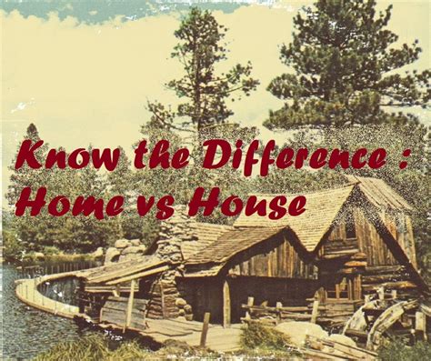 Home vs House : What's the difference between home and house ...