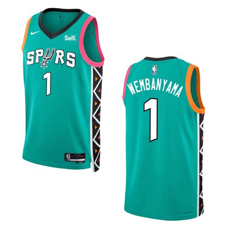 San Antonio Spurs #1 Victor Wembanyama Unisex Green 2022-23 Swingman ...