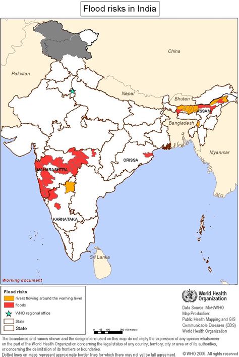 Flood risks in India (1 Aug 2005) - India | ReliefWeb