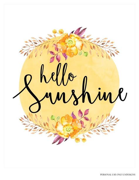 Hello Sunshine Print - Eighteen25