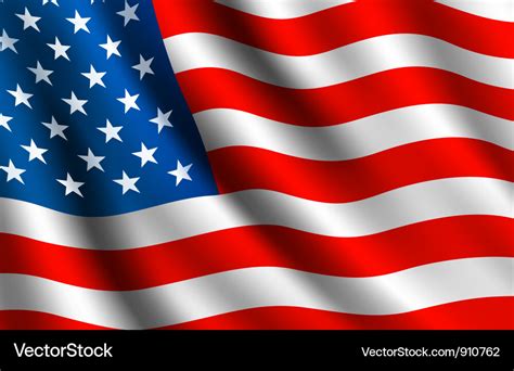 American flag background Royalty Free Vector Image