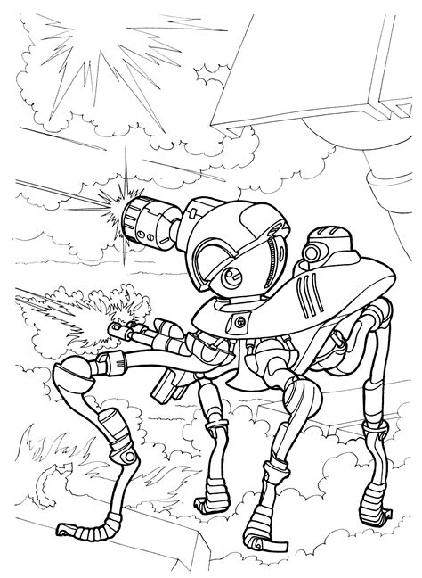 War Robots Coloring Pages Coloring Pages