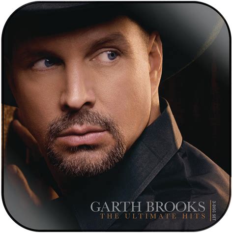 Garth Brooks The Ultimate Hits Album Cover Sticker