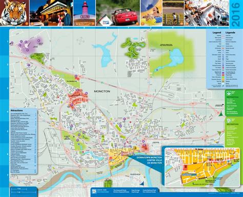 Moncton Tourist Attractions Map - Ontheworldmap.com